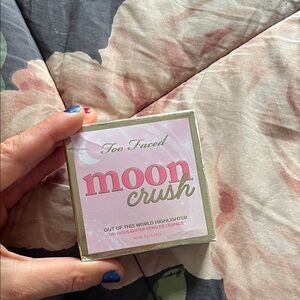Too Faced Moon Crush Highlighter - Pink and Gold Packaging
